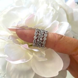 Sterling Silver Eternity Rings